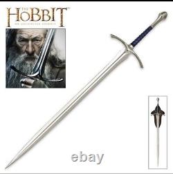 The Lord of the Rings Glamdring Gandalf Sword LOTR with Plaque