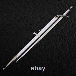 The Lord of the Rings Glamdring Gandalf White Sword LOTR with Scabbard Best Gift