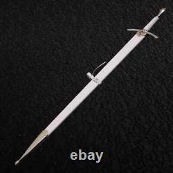 The Lord of the Rings Glamdring Gandalf White Sword LOTR with Scabbard Best Gift