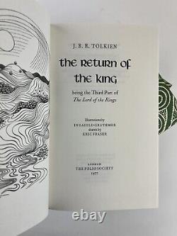 The Lord of the Rings JRR Tolkien Folio Society in Slipcase 3 Volumes