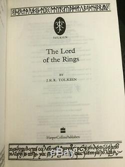 The Lord of the Rings J R R Tolkien Harpercollins Deluxe Collectors Edition