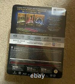 The Lord of the Rings Motion Picture Trilogy STEELBOOK 4K Ultra HD Best Buy