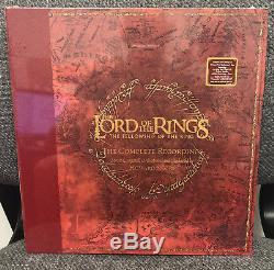 The Lord of the Rings The Fellowship of the Ring, 180g Red Vinyl 5LP (New)