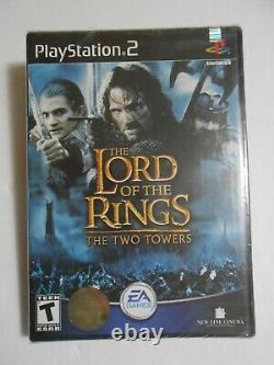 The Lord of the Rings The Two Towers (PlayStation 2, PS2 2002) Black Label NEW