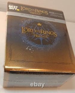 The Lord of the Rings Trilogy 4K Steelbook -NEW (Sealed)-Box Shipping withTracking