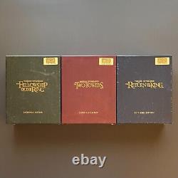 The Lord of the Rings Trilogy HDzeta Gold Label Steelbook 1-Click Leather Box