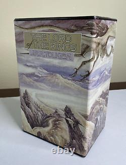 The Lord of the Rings Trilogy, Houghton Mifflin Box Set Slipcase Hardcover, Maps