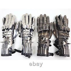The Lord of the Rings Witch king Metal Hand Armor Nazgul cosplay Gloves Gauntlet