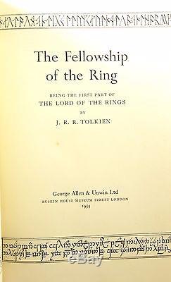The Lord of the Rings by J. R. R. Tolkien 1st Full Leather Slipcased
