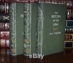 The Lord of the Rings by Tolkien New Deluxe Custom Book Hardcover Set Collection