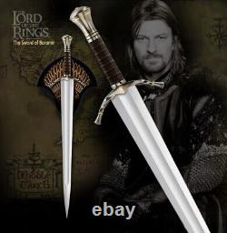 The Sword Of Boromir With Leather Sheath The Lord of the Rings Replica Sword