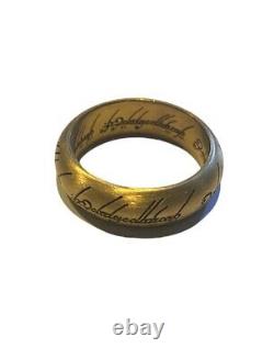The noble collection lord of the Rings One Ring Stainless Steel Gold
