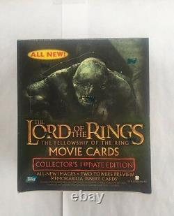 Topps LOTR Lord Of The Rings Fellowship Update Movie Box Factory Sealed
