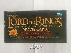 Topps LOTR Lord Of The Rings Fellowship Update Movie Box Factory Sealed