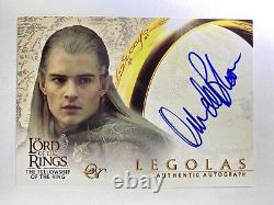 Topps Lord Of The Rings LOTR Auto Autograph Complete Set Of 50 Orlando Bloom