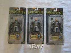 Toy Biz Lord of the Rings LOTR Return King Gondorian Swordsman Lot Set of 3