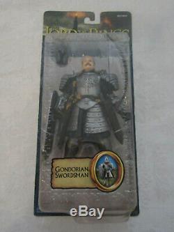 Toy Biz Lord of the Rings LOTR Return King Gondorian Swordsman Lot Set of 3