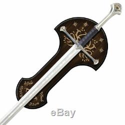 UNITED CUTLERY LORD OF THE RINGS LOTR ANDURIL SWORD Medieval Movie Fantasy Elvis