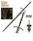 United Cutlery Lord Of The Rings Sword Of The Witch King With Plaque Uc1266