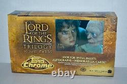 USED Topps Lord of the Rings Trilogy Chrome Movie Trading Cards 36 PACK