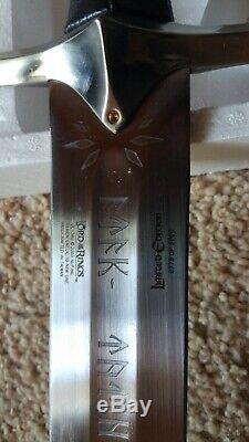 United Cutlery Anduril Limited Ed. Official Lord of the Rings Replica UC1380ASLB