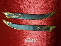 United Cutlery Fighting Knives Of Legolas Scabbards From Lord Of The Rings RARE