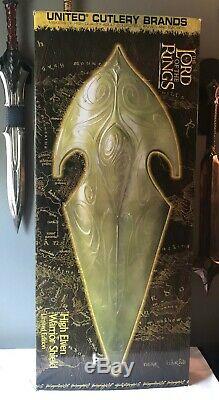 United Cutlery HIGH ELVEN Warrior SHIELD UC1428 LOTR Lord of the Rings