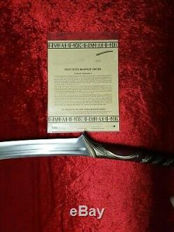United Cutlery High Elven Warrior Sword From Lord Of The Rings