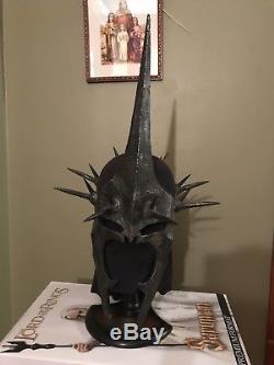 United Cutlery Lord Of The Rings Life Size War Helm Of The Witch King Helmet #24