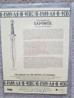 United Cutlery, Lord of the Rings Sword of Samwise, Weathertop Edition, UC2614