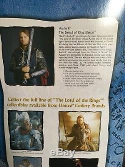 United Cutlery The Lord of the Rings Anduril Sword Of King Elessar UC1380