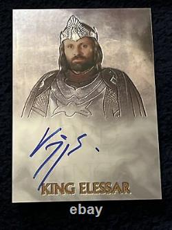 Viggo Mortensen King Elessar Lord of the Rings Topps Chrome Autograph Auto