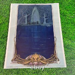Vintage LORD OF THE RINGS, HOBBIT PRINTS, STEVE HICKMAN SET OF 4 New Old Stock