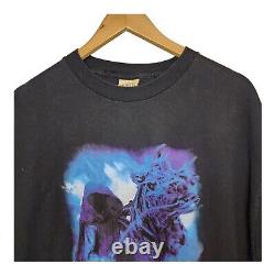 Vintage Lord Of The Rings Black Rider T-Shirt XL Fantasy Goth Y2K 2001