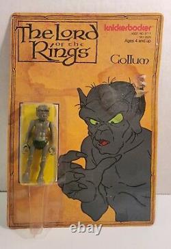 Vintage Lord of the Rings Gollum Action Figure Knickerbocker LOTR MOC