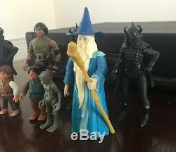Vintage Lord of the Rings Lot Ringwraith, Gandalf, and more! Knickerbocker 1979
