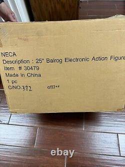 Vintage NECA Lord Of The Rings Balrog 25 Figure in Original Box