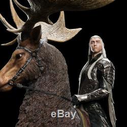 WETA The Hobbit Lord of the Rings Thranduil on Elk Statue Figure NEW