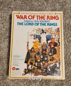 War of the Ring by SPI Based on the Lord of the Rings, J. R. R. Tolkien. Unpunched