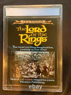 Warren Presents Special Edition The Lord Of The Rings CGC 9.0 6/1979 Tom Jung