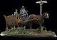 Weta Lord Of The Rings Masters Collection Gandalf & Frodo Cart Statue Enviroment