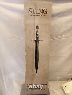 Weta Lotr Lord Of The Rings Bildo Baggins 11 Sting Sword Richard Taylor Signed