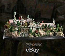 Weta The Lord of the Rings Elf City Rivendell Statue Scene version Model NEW
