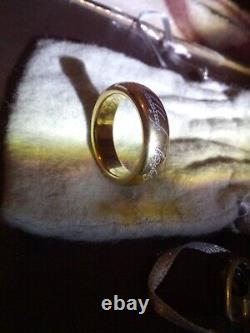 (the One Ring) Lord Of The Rings (14k Plated)