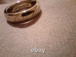 (the One Ring) Lord Of The Rings (14k Plated)